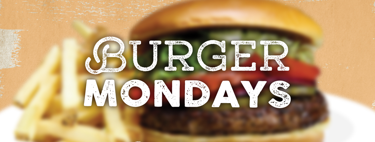 Monday Restaurant Specials - Burger Mondays at Beef's