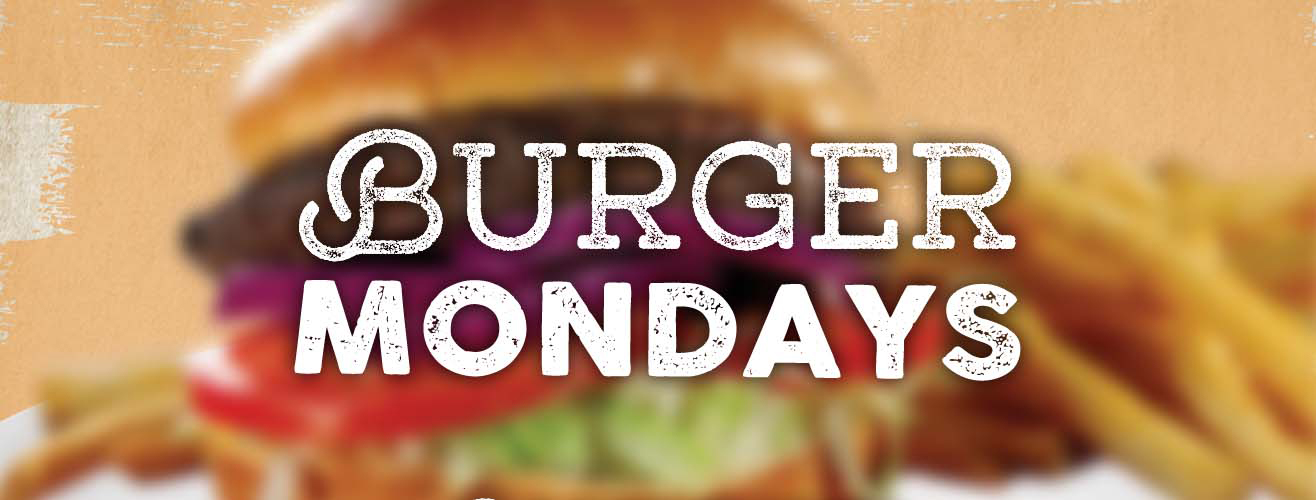 Monday Restaurant Specials - Burger Mondays at Beef's