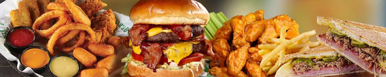 Images of food served at Beef 'O' Brady's
