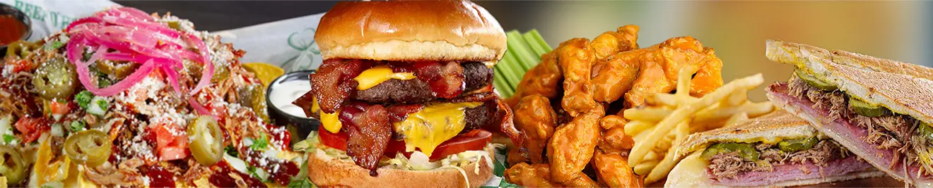 Images of food served at Beef 'O' Brady's