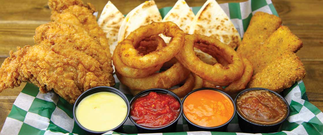 Shareable Starters and Combo Appetizers on a platter