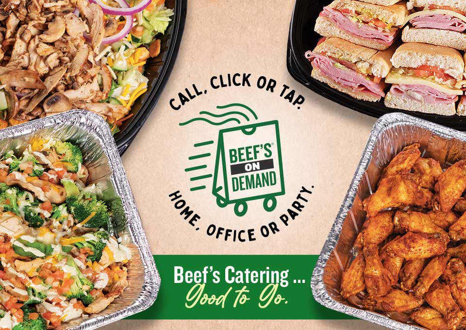 Beef's Catering.