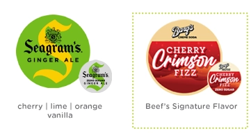 Seagrams and Gold Peak Brewed Tea