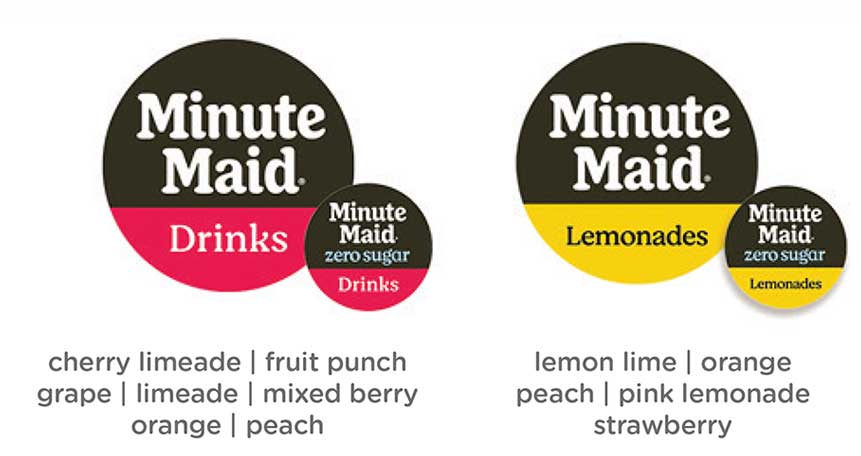 Minute Maid Drinks and Minute Maid Lemonade