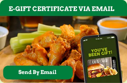 E-gift certificate via email. Send by Email.