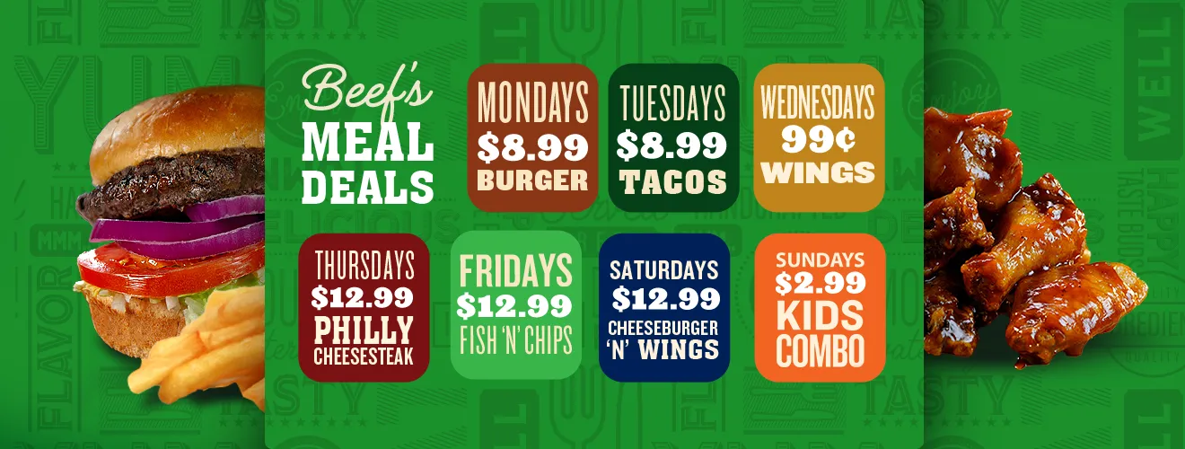 Beef's Meal Deals