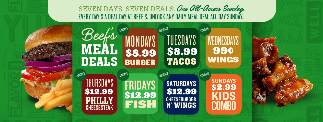 Beef's Meal Deals