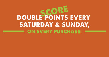 Saturday & Sunday Special for 9/30/2023 - Double Points Weekends