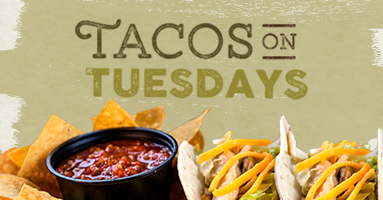 Tuesday Specials for 8/9/2022 - Tacos on Tuesdays