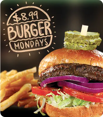 $8.99 Burger Mondays