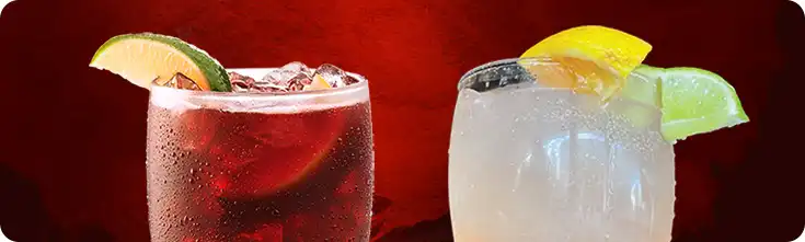 Red Sangria and Peachy Sangria