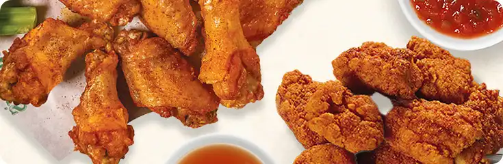 Traditional and Boneless Wings