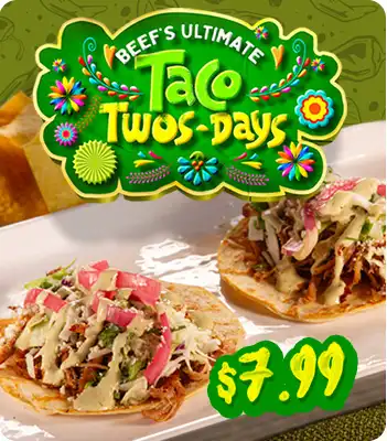 Taco Twos-Days $7.99