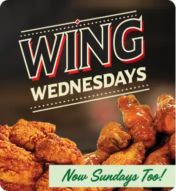 Wing Wednesdays. Now Sundays Too!